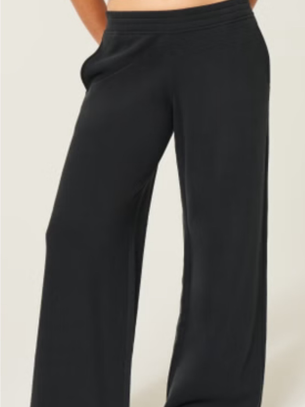 Hollister Wide Leg sweatpants Charcoal Grey XS